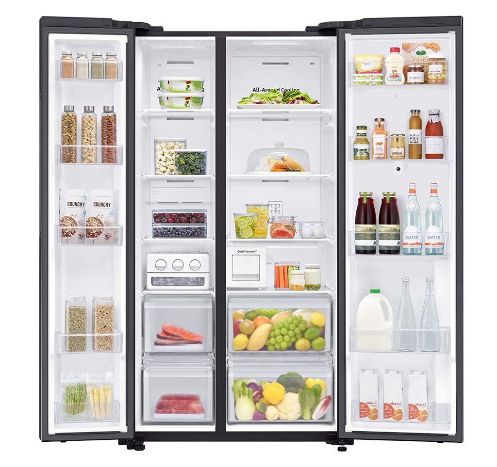 side by side refrigerator